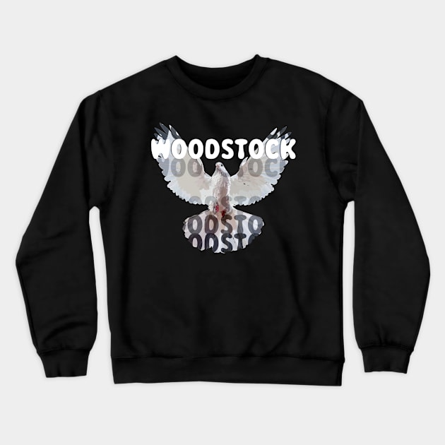 Woodstock 1969, best music ever Crewneck Sweatshirt by emma17